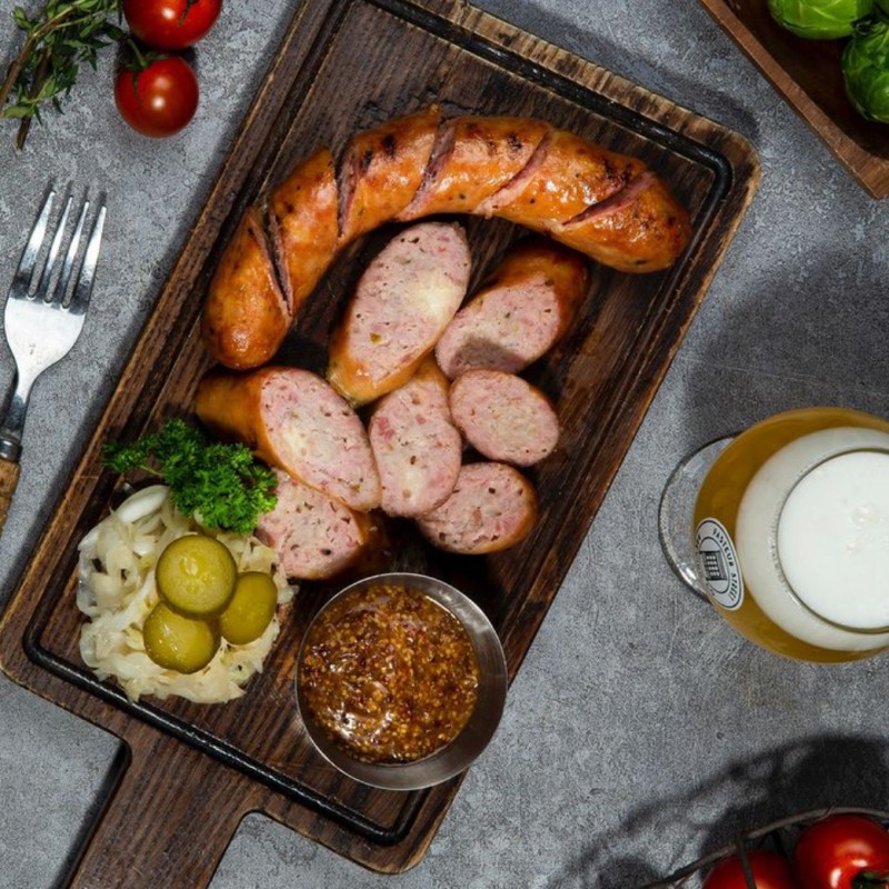 Smoked Bacon & Cheese Sausages